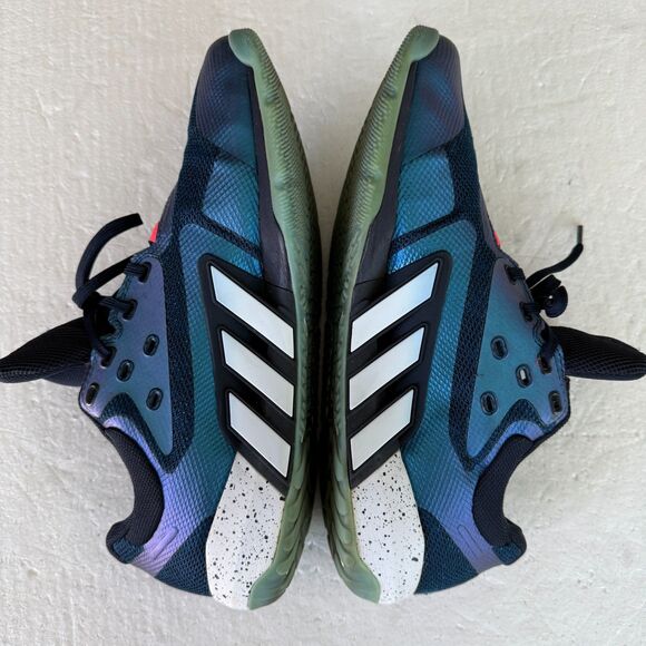Size 11.5 Adidas Dropset Trainer Training Shoes ‘Iridescent Black’ Men’s GZ2941 - Picture 3 of 15